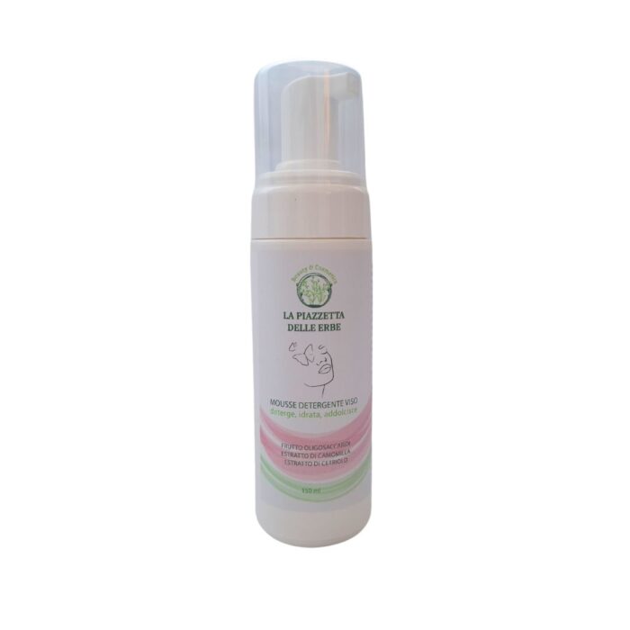 Mousse Detergente Viso- La Piazzetta delle Erbe